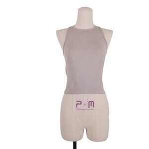 Free People Intimately Gray Ribbed Tank Top Sz Extra Small/Small